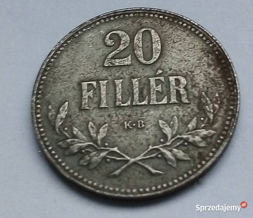 WĘGRY20 FILLER1918 rŻELAZOKAROL Numizmatyka mazowieckie Legionowo
