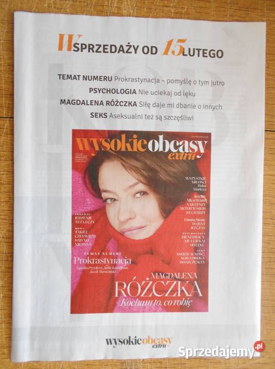 Wysokie Obcasy 5 1275 kolaż Olka Osadzińska Czasopisma Książki i Podręczniki Parczew sprzedam