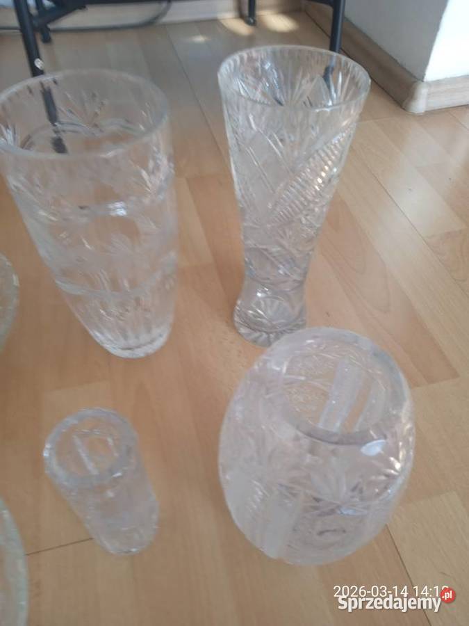 Wazony kryształowe Karczew sprzedam