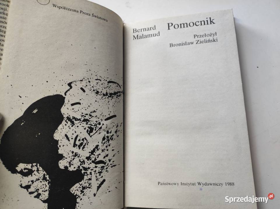 Pomocnik Bernard Malamud The Assistant twarda z obwolutą Pozostałe Kielce sprzedam