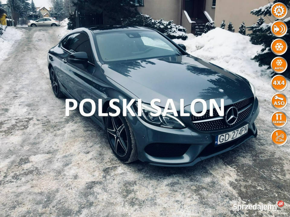 Mercedes C 200 Polski Salon bezwypadkowy W205 ABS Mercedes-Benz Banino