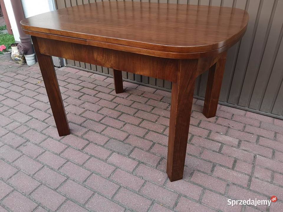Stół ArtDeco Orzech Antyk Stary Rozkładany