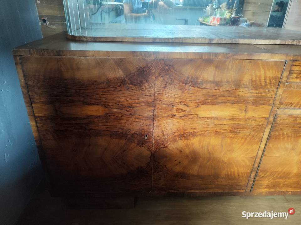 Oryginalny bufet komoda Art Deco orzech lata 54cm podlaskie