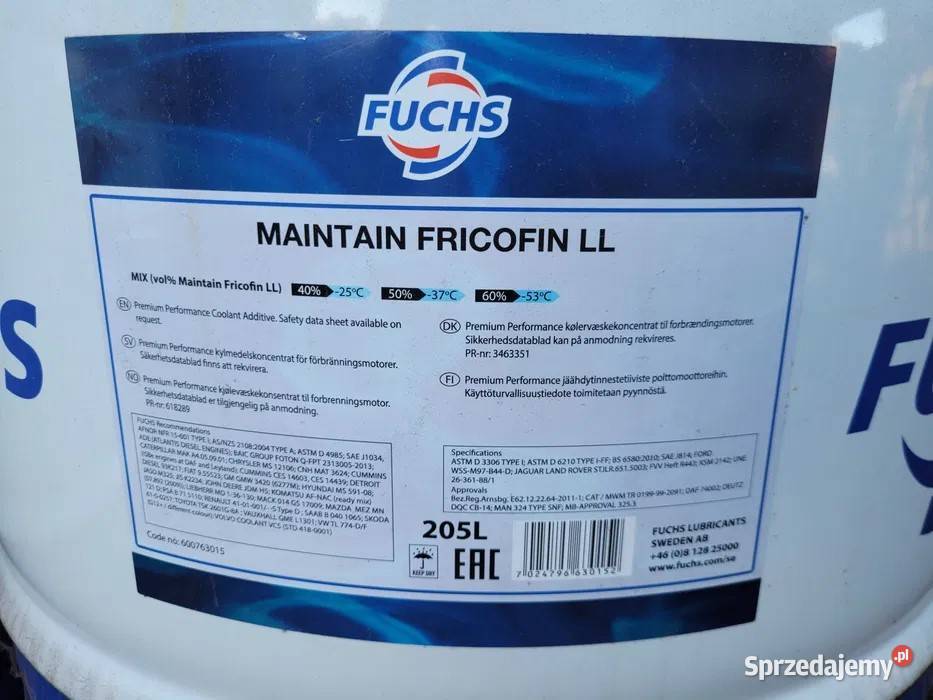Fuchs Maintain Fricofin LL koncentrat do Koluszki