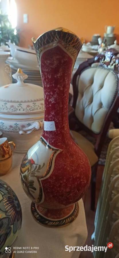 Amfora wazon Vintage Hubert Bequet Ceramique Gdańsk