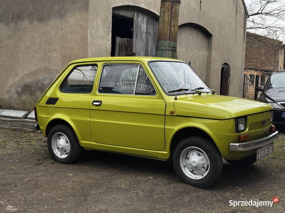 Polski Fiat 126p 600 1978 w ślicznym kolorze 126 Nowy Tomyśl