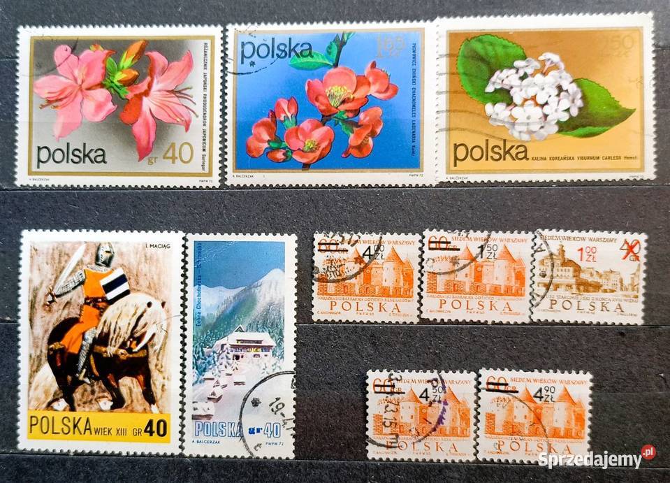 L Znaczki polskie 1972 kwartał IV Leźnica Wielka-Osiedle