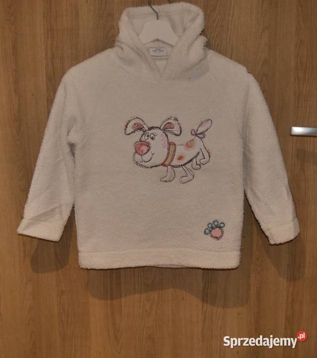 Next ciepła bluza z pieskiem cyrkonie 134 Wrocław