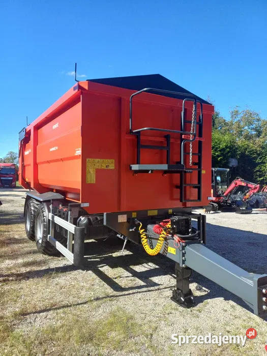 Przyczepa skorupowa URSUS D 914 14 ton PRONAR nieuszkodzony Maszyny rolnicze Wróblewo