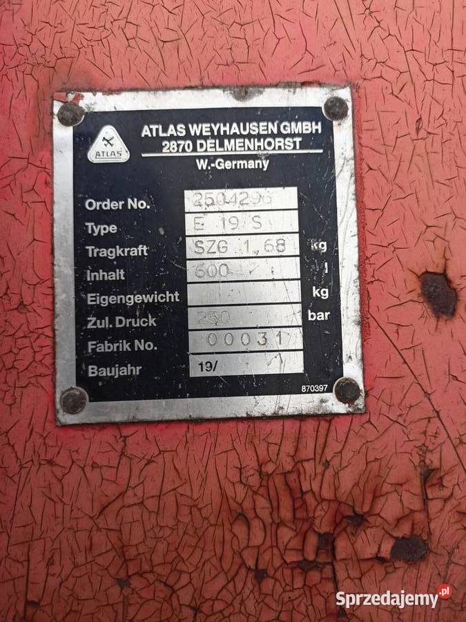 Łycha hydrauliczna 360 stopni Kołodziejewo sprzedam