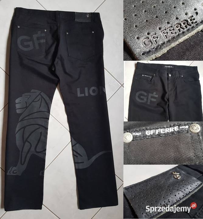 Spodnie Męskie Gf Ferre włoskie eleganckie Kielce