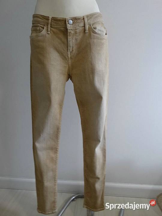 Spodnie Tommy Hilfiger Jegginsy o Prostym Kroju Spodnie Łomża