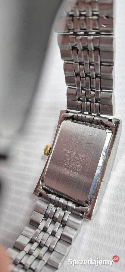 Elegancki CITIZEN Quartz Tank Bicolor Nowa sprzedam