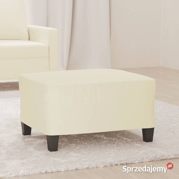 vidaXL Podnóżek kremowy 70x55x41 sztuczna Warszawa