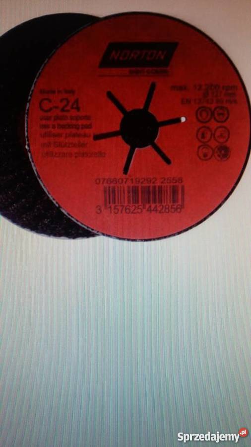 Krążek fibra 127mm gr 24 SiC kamień CP FLEX do Bytom