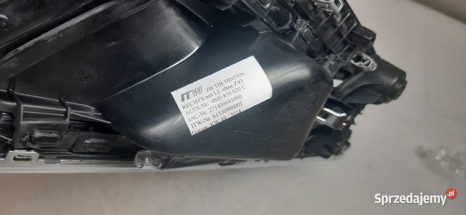 KLAMKA WEWNĘTRZNA PRAWY TYŁ AUDI Q7 4M Mielęcin