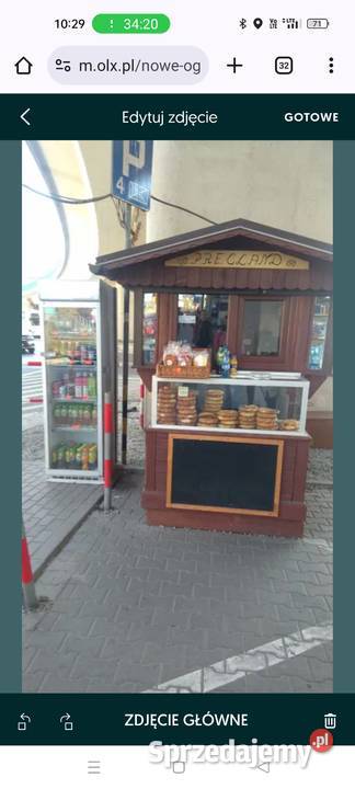 Budka na obwarzanki pieczywo sklepik przyczepa
