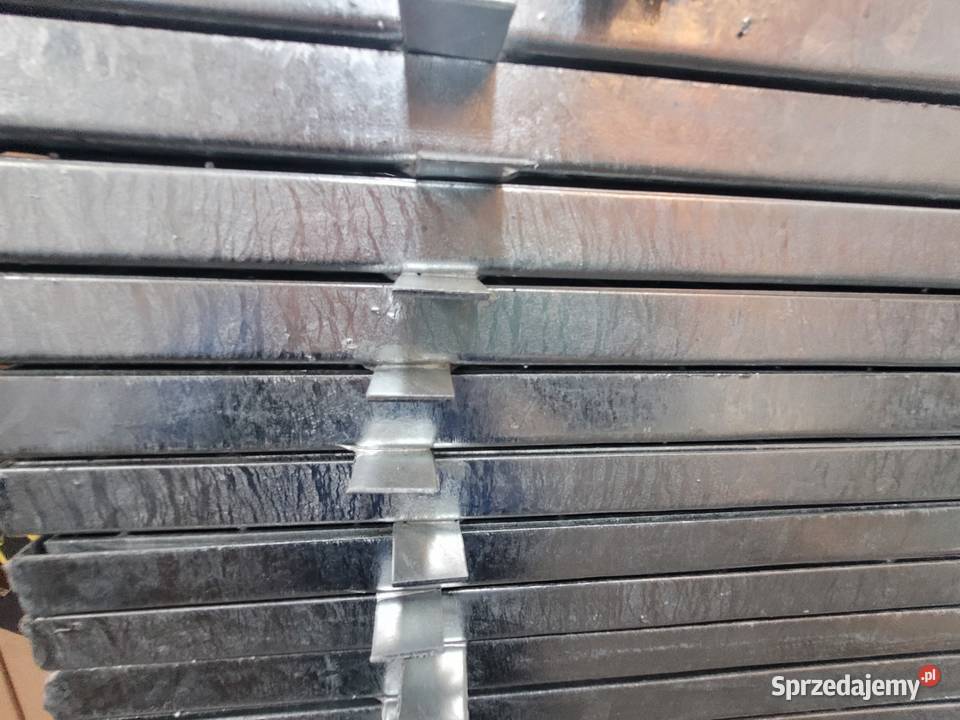 Ocynkowana Wycieraczka metalowa z ramą 100x50x25