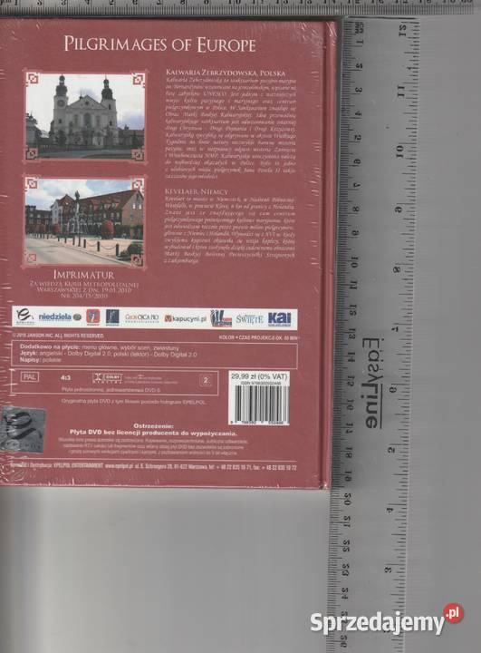 Film Pielgrzymki Europie 4 Kalwaria Zebrzydowska Pruszków sprzedam
