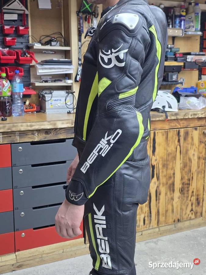 Kombinezon motocyklowy berik rozmiar 52 fluo Trzeboś