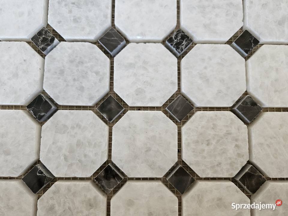 Mozaika kamienna z marmuru CRISTAL WHITEHANG Przemyśl