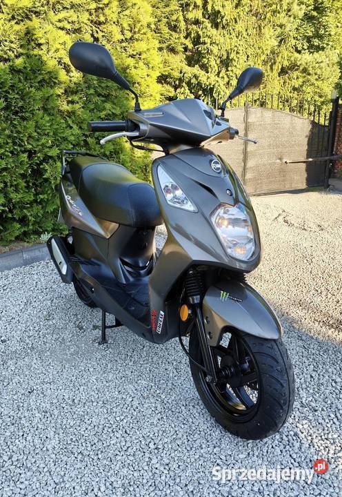 Skuter Sym Orbit II 50cc 2017r 3300 4T sprawny Łask