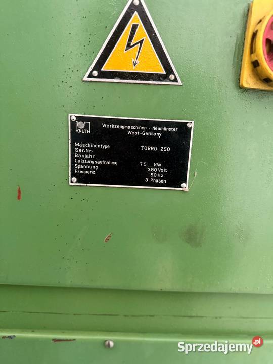TOKARKA UNIWERSALNA KNUTH TORRO 250 x 1500 małopolskie