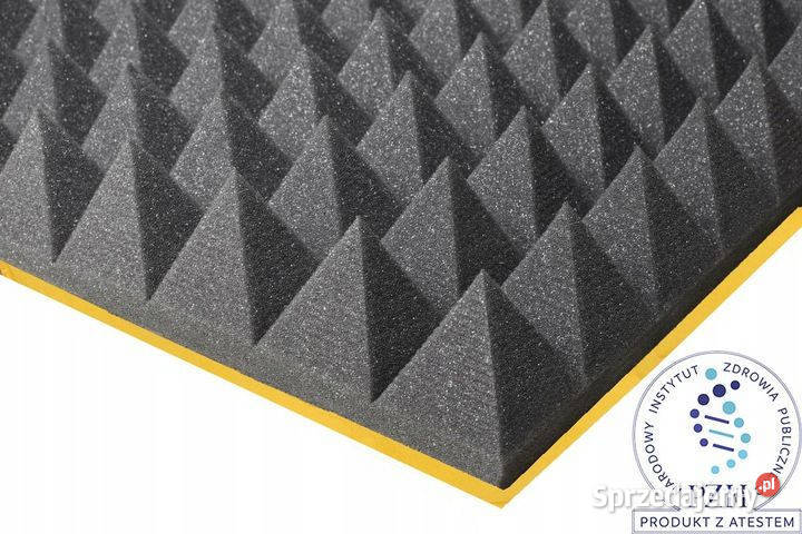 Pianka Akustyczna samoprzylepna PIRAMIDKA 4 Sprzęt estradowy, studyjny i DJ-ski mazowieckie Łąki