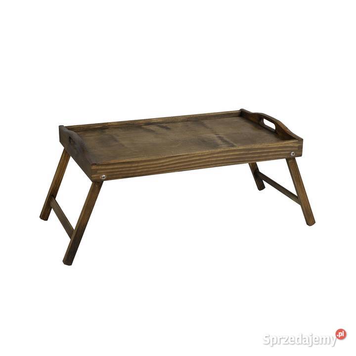 Drewniana taca śniadaniowa rozkładana COS 14