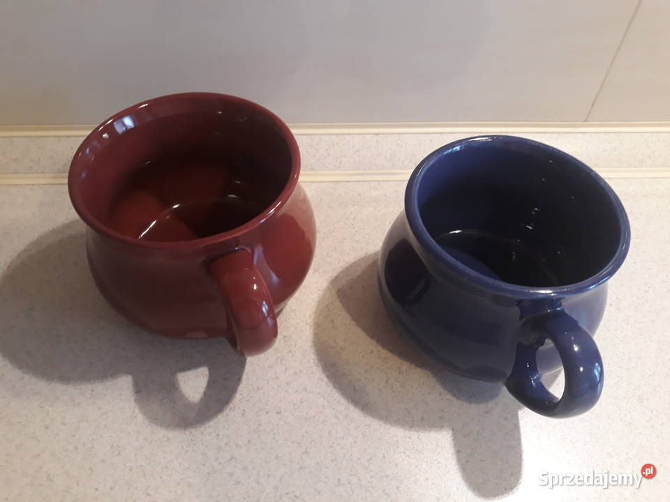 dwa kubeczki kubki kubek kolory na herbatę na Gdańsk