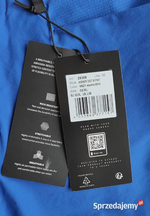 Spodnie Salewa Agner DST małopolskie Zaskale