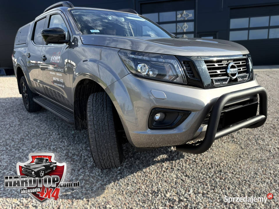 Orurowanie przednie z poprzeczką CZARNE Nissan osobowe Pasłęk sprzedam