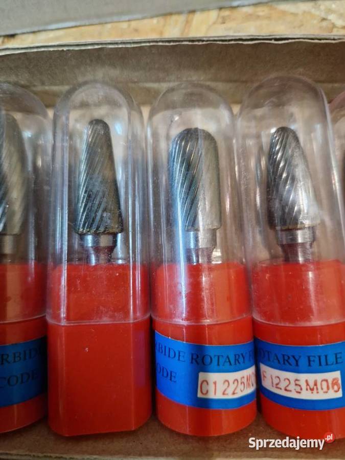 FREZY TRZPIENIOWE DO METALU 12 Larbide Burrs Głogowa