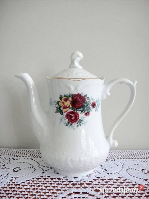 Zestaw porcelanowy do espresso sygnowany Crystal Kielce