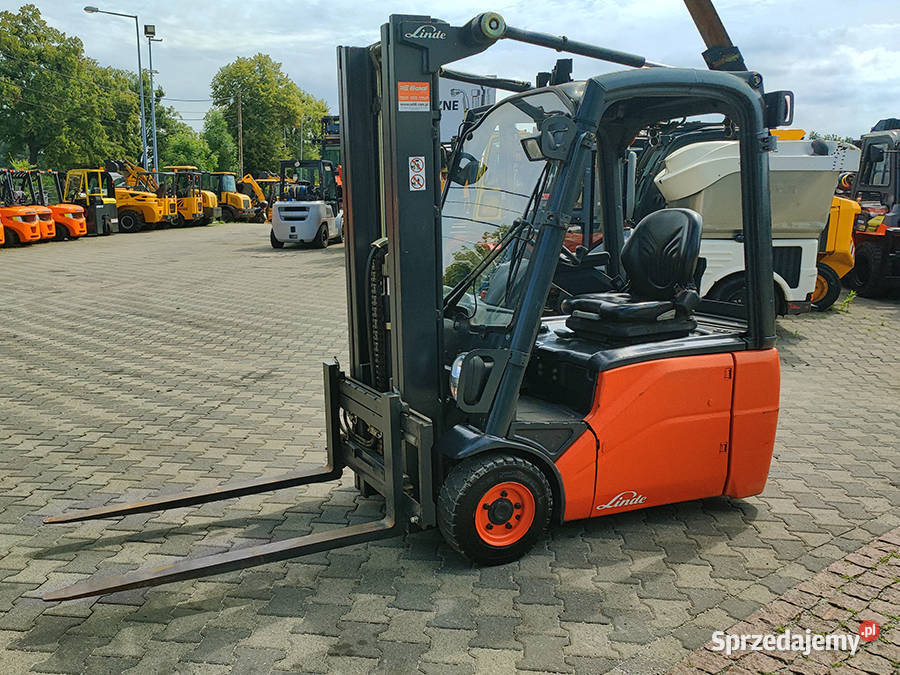 Wózek widłowy elektryczny Linde E16C01 16 t Kęty