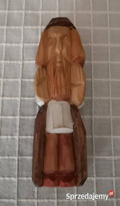 Stara rzeźba ludowa chłopa śląskie Katowice sprzedam