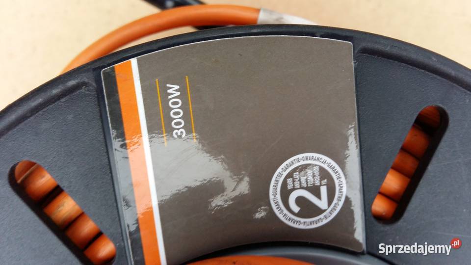 Przedłużacz bębnowy 50m 3x15mm 3000w Siemiatycze