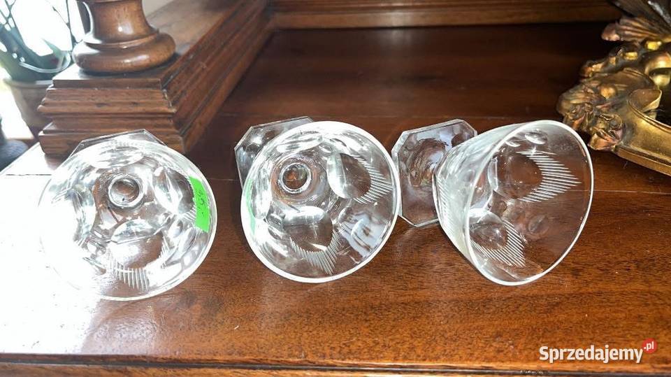 3 Kieliszek do likieru kryształowe Śliczne sprzedam