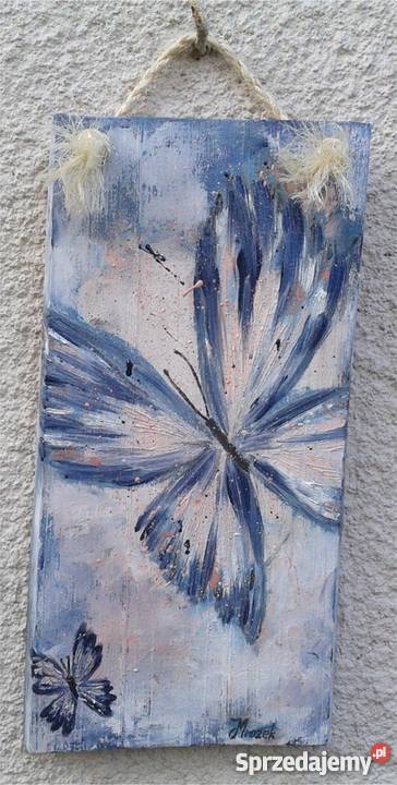 Obraz olejny na desce Płotek Rękodzieło śląskie Rydułtowy sprzedam