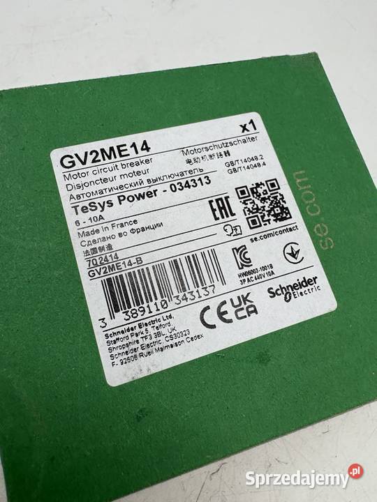 Schneider Electric GV2ME14 Wyłącznik silnikowy Warszawa