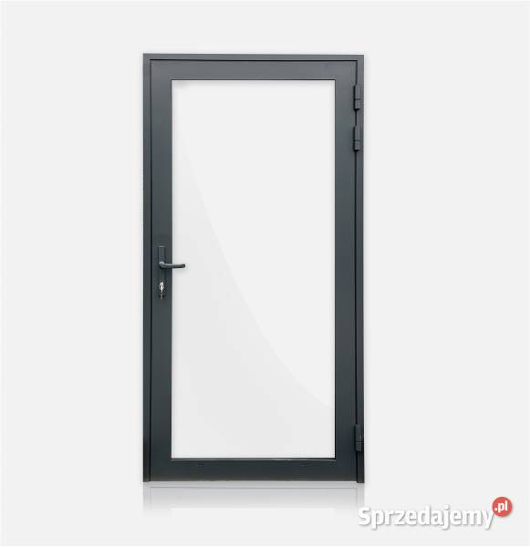 Drzwi Aluminiowe jednoskrzydłowe 1100x2100 mm Adamówka sprzedam