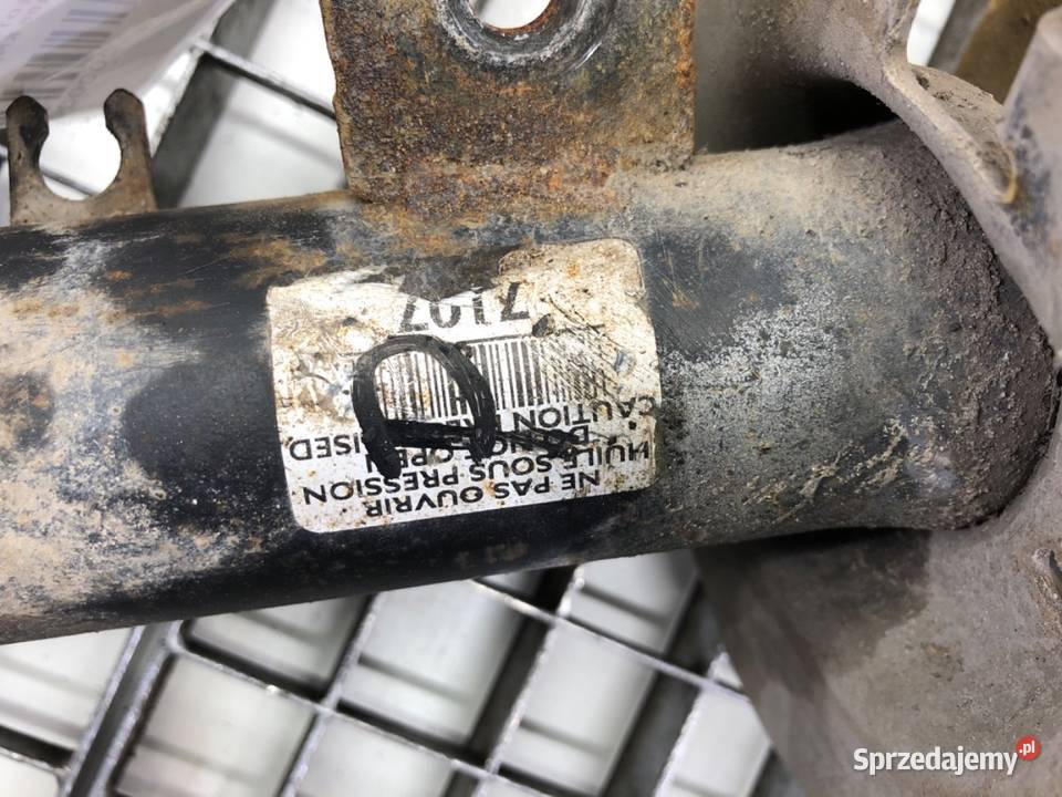 AMORTYZATOR PRAWY PRZÓD ZE SPRĘŻYNĄ PEUGEOT 207