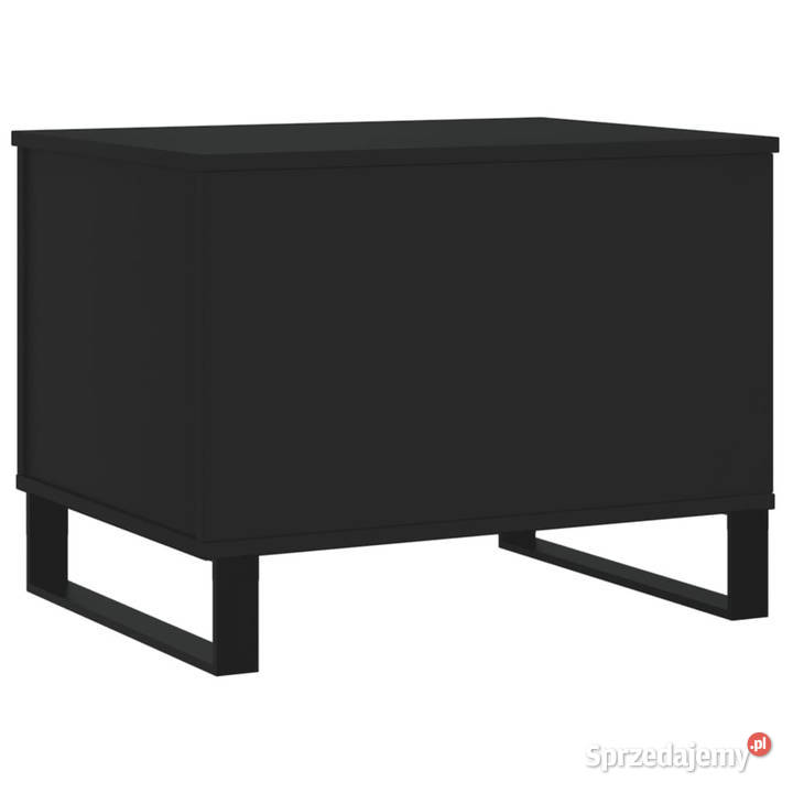 Stolik kawowy czarny 60x445x45 materiał Warszawa sprzedam