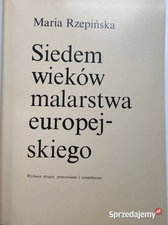 Siedem wieków malarstwa europejskiego Rzepińska Kultura i Rozrywka Kielce