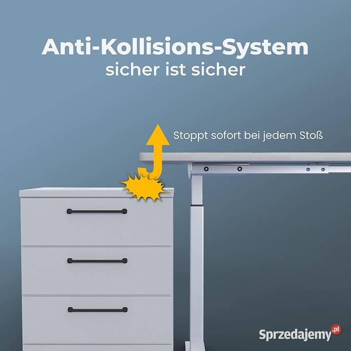 RAMA BIURKA STELAŻ Z REGULACJĄ WYSOKOŚCI VESKA