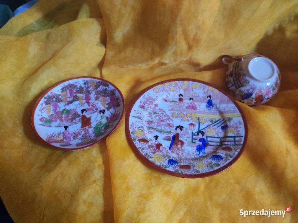 Zestaw śniadaniowy porcelana stara Japonia Wrocław