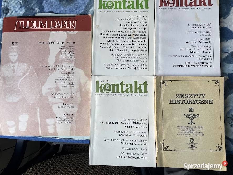 Czasopisma Zeszyty HistoryczneKontakt Warszawa sprzedam