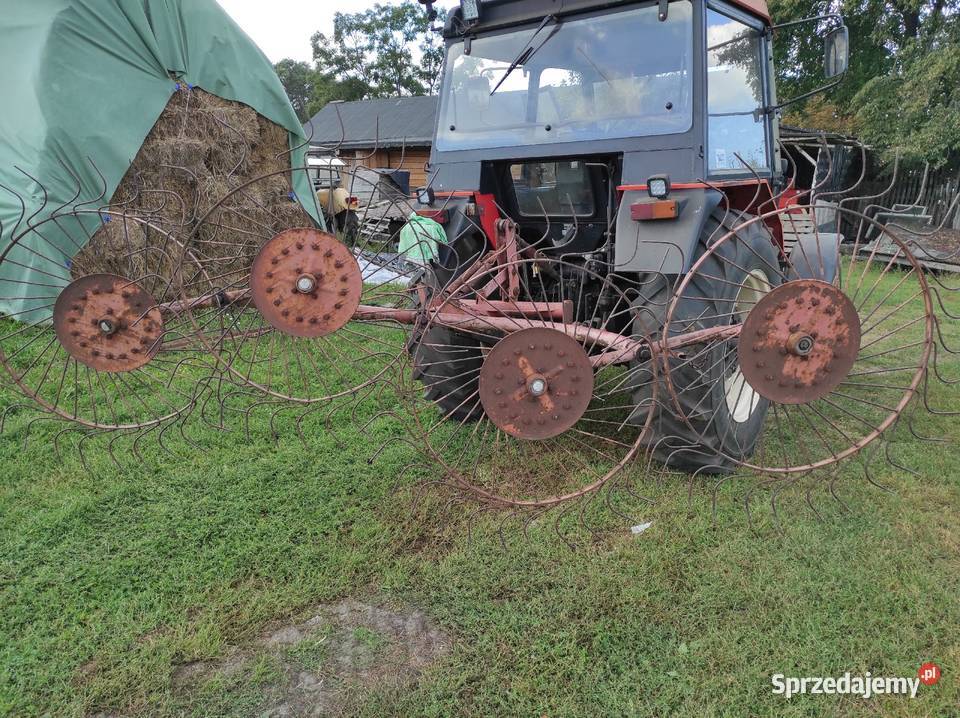 Zgrabiarka słoneczko trzącharka do siana 4 Agromasz Żyrardów