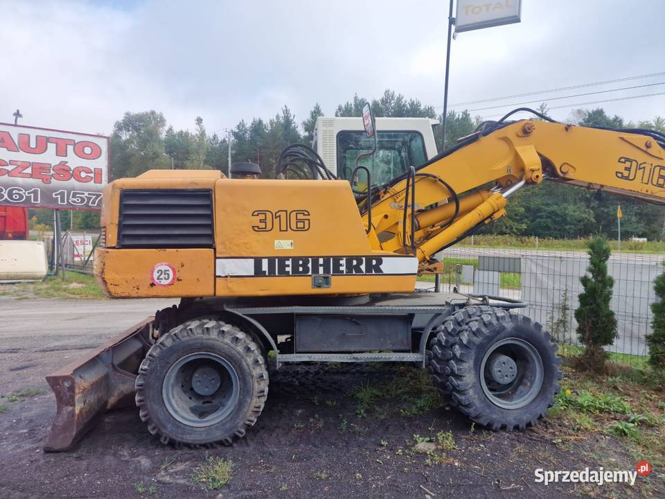 Koparka kołowa LIEBHERR 316 lubelskie Gromada