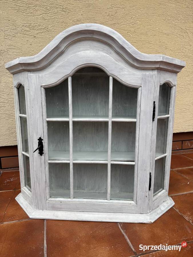 Witrynka stylowa wisząca na ścianę witryna Garwolin